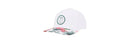 Woven Adjustable Baseball Hat - White