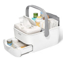 Travel Diaper Caddy with Changing Mat - Gray