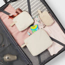 3pc Toiletry Kit and Bag - White