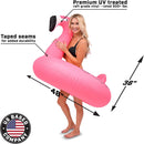 Party Tube Inflatable Raft - Flamingo