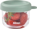 Glass Baby Food Jars - Sage Green