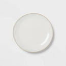 12pc Stoneware Wethersfield Artisan Dinnerware Set White