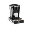 Coffee Pod Storage Drawer - Black Metal