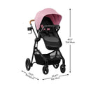 Pivot Travel System with LiteMax NXT Infant Car Seat - Lilas Pink