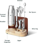 9pc Bar Set with Storage - Manhattan Red