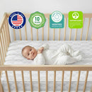 2-in-1 Crib and Toddler Mattress - Breathable & Waterproof