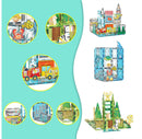 150PCS 3-in-1 Theme Magnetic Tile Set - Aquarium Safari and Metro Theme