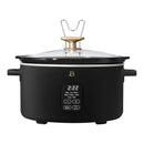 6 Qt Programmable Slow Cooker, Black Sesame by Drew Barrymore