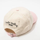 Sail Boat Hat - Cream/Pink