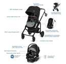 Tayla Max Travel System - Onyx Wonder