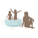 Tufted 35 Gal Novelty Kiddie Pool - Chambray Blue