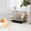 Top of Kitchen Sink Sponge Brush and Caddy Organizer