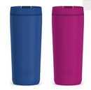 Stainless Steel 18oz Travel Tumbler 2-Pack - Black and Gray