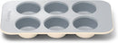 6 Cup Muffin Pan - Cream
