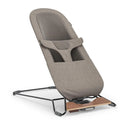Mira 2-in-1 Bouncer and Seat -Taupe Melange/Black Chrome/Walnut Wood