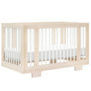 Yuzu 8-in-1 Crib with All-Stages Conversion Kits - Washed Natural with White