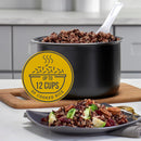 Programmable Rice & Grain Cooker - Black