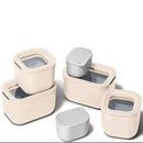 11pc Food Storage Containers Set - Cream
