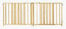 Extra Wide Wooden Baby Gate - Natural Wood