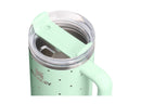 40 oz Stainless Steel Quencher Tumbler - Peppermint Polka Dot