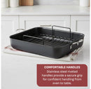 Simply Cook 13"x16" Nonstick Roaster Black