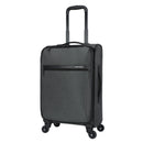 Softside Carry On Spinner Suitcase - Gray Heather