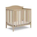 Stella 4-in-1 Convertible Mini Crib with Mattress - Driftwood
