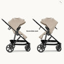 Wiz 2-in-1 Convertible Baby Stroller with Bassinet Mode - Khaki