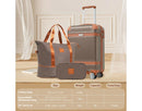 3-Piece Lightweight Hard Shell Carry-On Luggage Set - Coppery