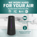Ultrasonic Warm & Cool Mist Humidifier - Black