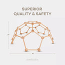 Wood Dome Climber - Natural Wood