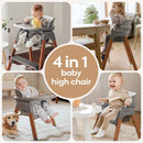 Convertible Baby High Chair - Grey