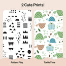 72ct Disposable Diapers Size 2 - Turtle Time + Pattern Play
