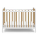 Pasadena 3-in-1 Convertible Crib - White with Driftwood