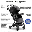 Lithe V2 Lightweight Travel Stroller - Black