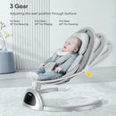 Portable Baby Swing - Silver