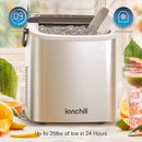 Quick Cube Ice Machine, 26lbs/24hrs Portable Countertop Bullet Cubed Ice Maker