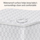 2-in-1 Crib and Toddler Mattress - Breathable & Waterproof
