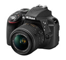 Nikon D3300 DX-format Digital SLR Kit w/ 18-55mm DX VR II Zoom Lens Black