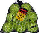Pressureless Tennis Balls - Yellow - 12-Ball Mesh Bag