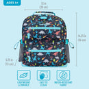 Kids Backpack - Lightweight 14" Backpack for School and Travel - Dinosaur