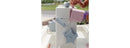Tide 2-in-1 Water Table and Sensory Table with Cover - Light Gray