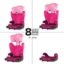 Cambria 2 XL, Dual Latch Connectors, 2-in-1 Belt Positioning Booster Seat - Pink