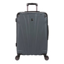 Hardside Medium Checked Suitcase - Dark Gray