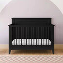 Solstice 5-in-1 Convertible Crib - Black