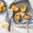 Nonstick Ceramic Single Burner Griddle Pan - Blue