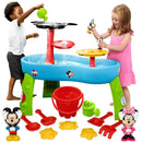 Disney Mickey Mouse Water Table by Delta Children - 3-Tier Water Table with 11-Piece Toy Set