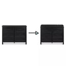 Charlie 6-Drawer Double Dresser - Black