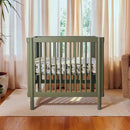 Pogo 8-in-1 Convertible Crib with All-Stages Conversion Kits - Olive