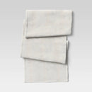 108" x 14" Cotton Solid Table Runner - White